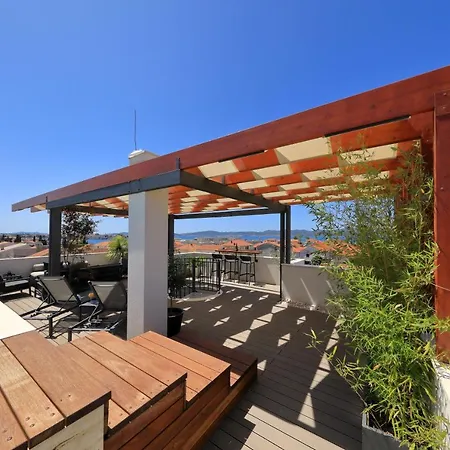 公寓 Penthouse Diem - Private Pool With Sea View *